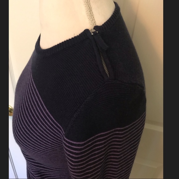 Talbots Navy Blue/Purple Sweater - Picture 5 of 8